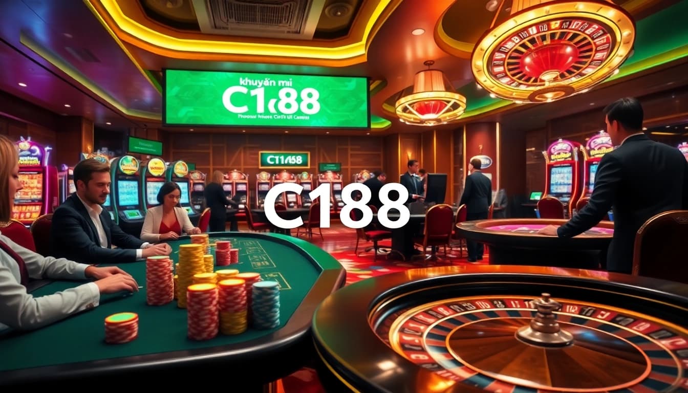 Experience the excitement of khuyến mãi C168 promotions with vibrant casino action.