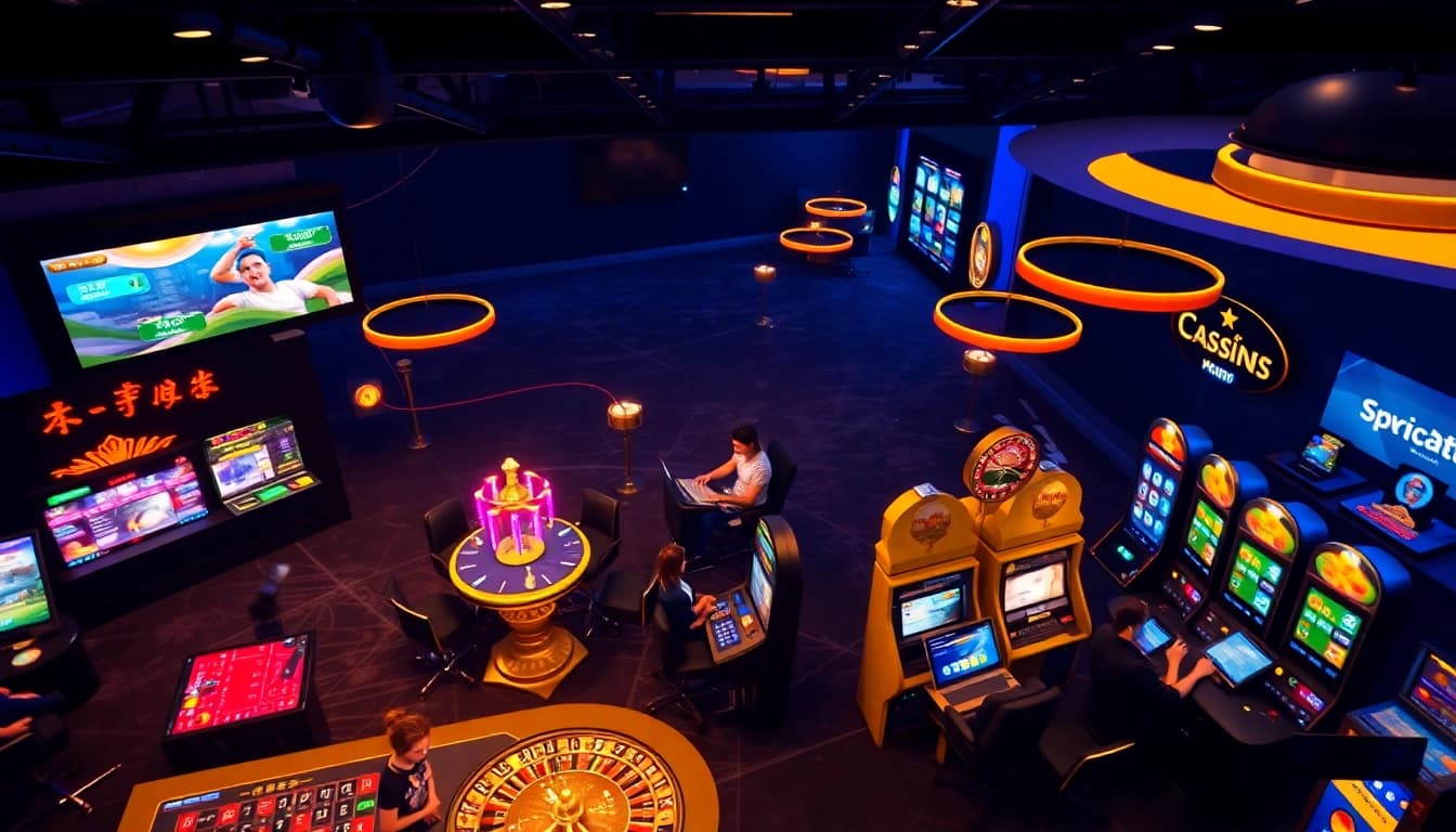 Engaging online gambling experience at 8scom, featuring diverse gaming options and a modern interface.