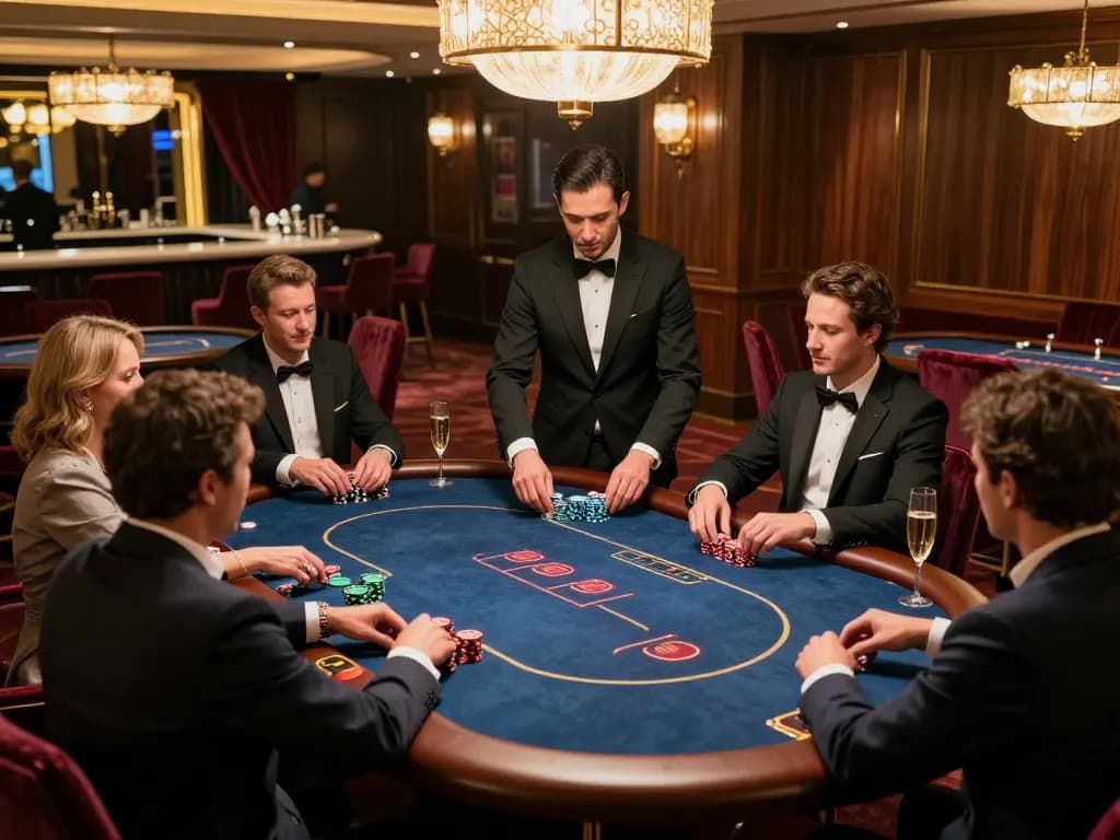 Engaged players at a sun win poker game in a private high-roller area