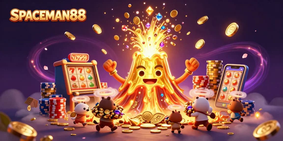 SPACEMAN88 memberikan pengalaman slot yang seru dengan banyak emas dan harta karun berkilau!