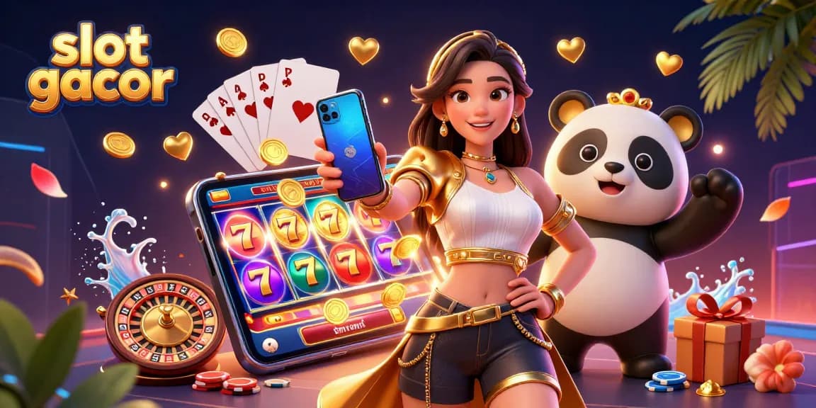 Play exciting slot gacor games today with vibrant characters and thrilling casino vibes!