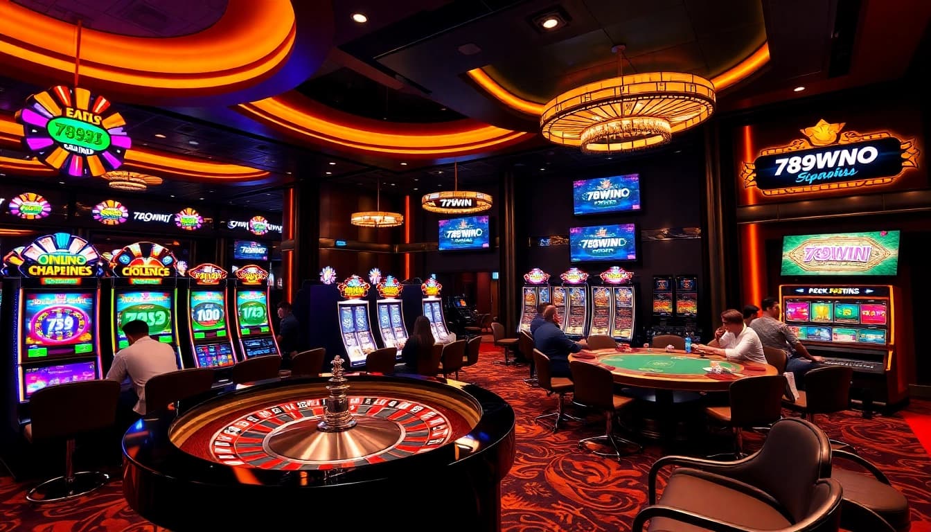 Experience the thrill of winning at 789wins1.net with vibrant casino visuals and exciting games.