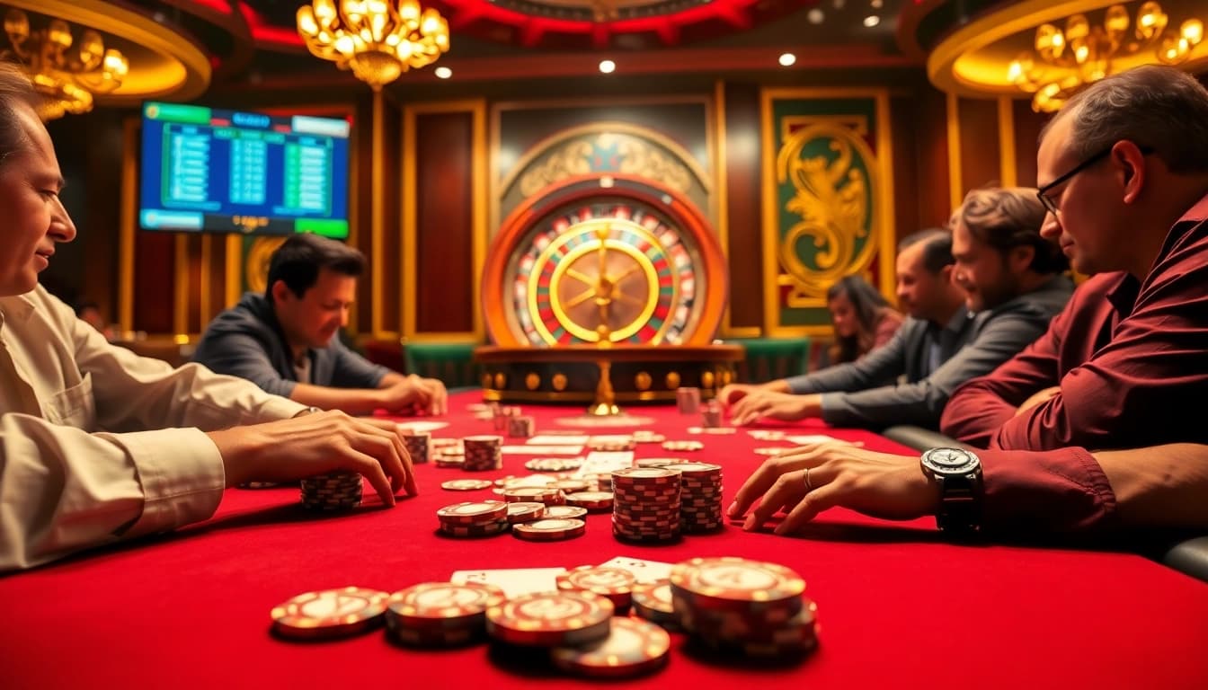 Experience high-stakes gaming at https://789wins1.net/ with an intense poker showdown and roulette excitement.