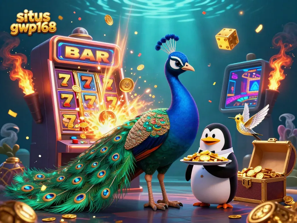 Menangkan jackpot di situs gwp168 dengan peacock yang megah dan pengantar chip emas