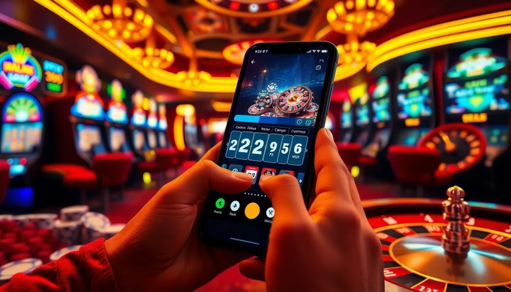 Engage in thrilling gameplay with the app 32win showcasing virtual casino excitement and winning opportunities.