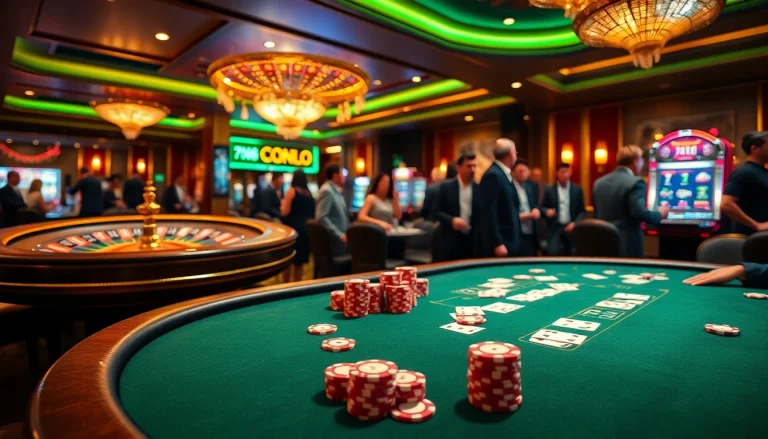 Engage with luxury gameplay in C168’s vibrant casino environment filled with poker action and roulette.
