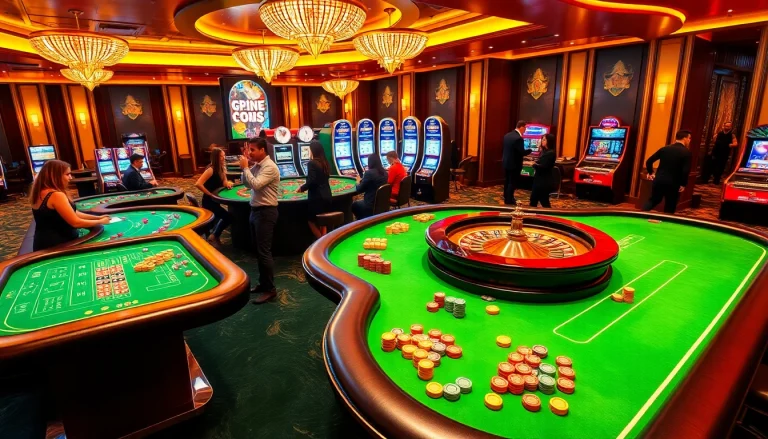 Exciting gaming atmosphere at https://bl555.cash/ showcasing dynamic casino tables and interactive players.
