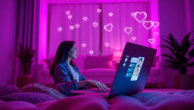 Engaging sex chat AI interactions in a cozy digital environment.