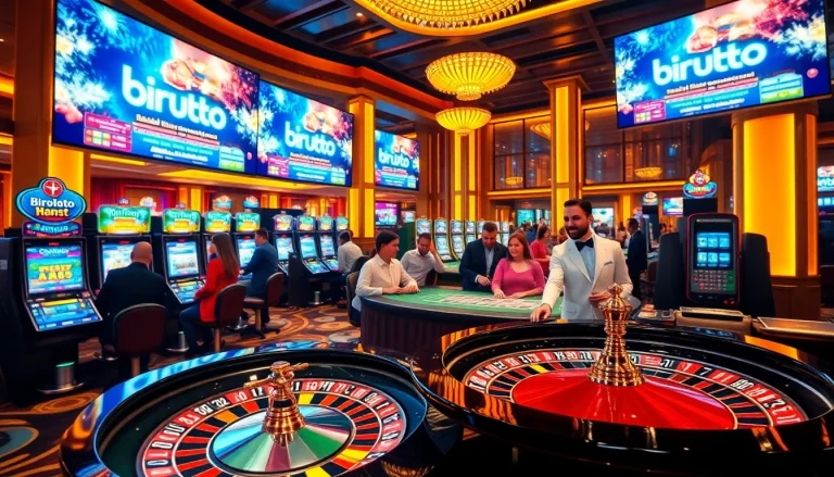 Rasakan permainan yang mendebarkan di Birutoto dengan meja kasino yang penuh warna dan mesin slot yang hidup.