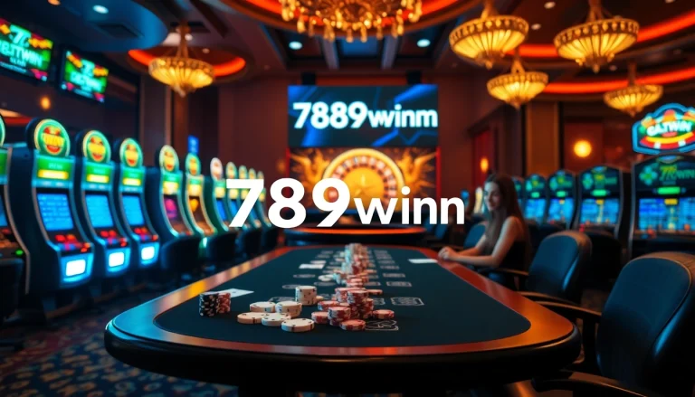 Experience thrilling gaming with 789win com at an upscale casino table filled with action.