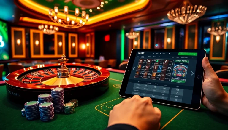Experience thrilling betting action with ABC8's interactive online casino, roulette, and poker.
