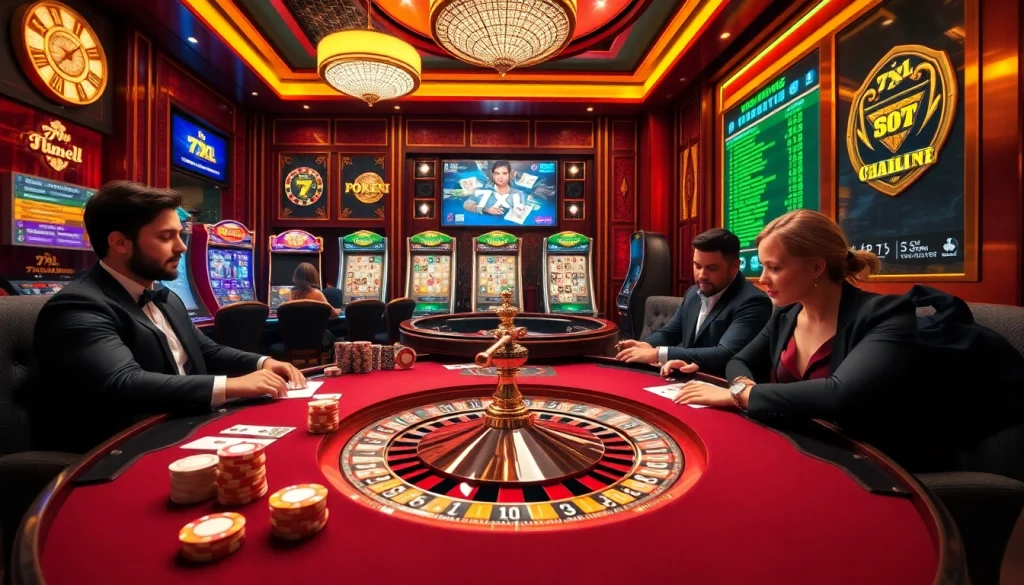 Experience the thrill of poker with 7xl להורדה, featuring dynamic gaming action and luxurious casino aesthetics.