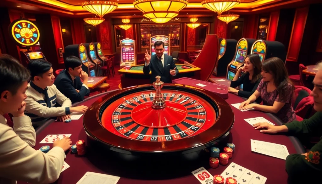 Exciting poker gameplay and roulette action at https://1haywin.us.com/, capturing the thrill of casino betting.