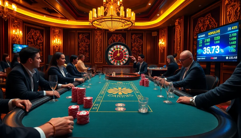 Exciting poker action featuring NOHULIVE tables and vibrant gaming elements.