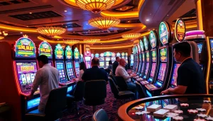 Slots apiraja88 offer thrilling gameplay in a vibrant casino environment.