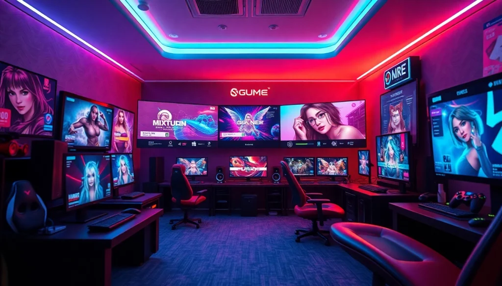 Explore engaging sex games in a vibrant and dynamic gaming environment.