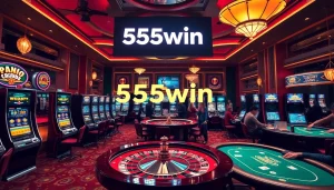 Experience the thrill of gambling at 555win with stunning tables and vibrant slot machines.